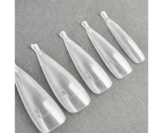 Зображення 4 Верхні форми для нарощування нігтів Touch Nails Forms Stiletto, 120 шт