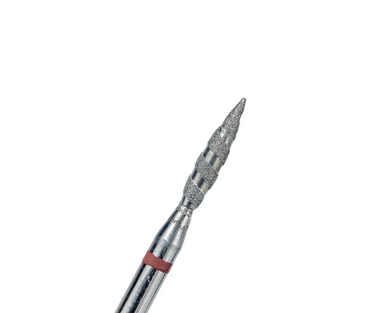 Зображення 3 Фреза алмазна Touch 021 H0210SD-F торнадо полум'я гостре червоне 2.1/8 мм