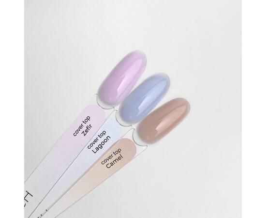 Изображение 3 Топ без липкого слоя Touch Top Cover Lagoon светло-синий, 13 мл, Объем (мл, г): 13, Цвет: Lagoon