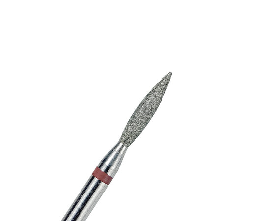 Зображення 3 Фреза алмазна Touch 021 H0210D-F полум'я гостре червоне 2.1/8 мм