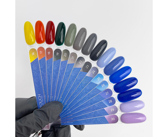 Изображение 4 Гель-лак Touch Basic collection 26 синий, 9 мл, Объем (мл, г): 9, Цвет: 26