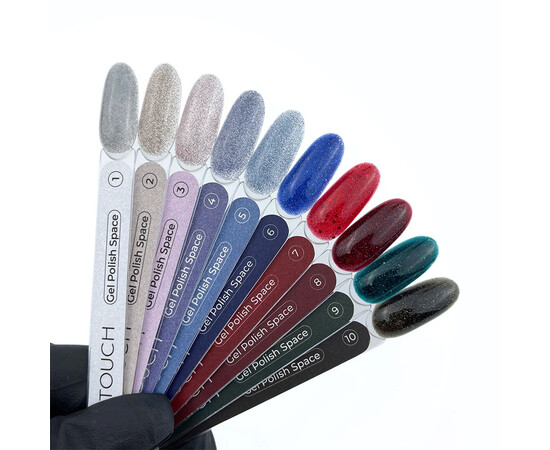 Зображення 3 Гель-лак світловідбивний Touch Space 07 червоний, 9 мл, Об'єм (мл, г): 9, Колір: 07