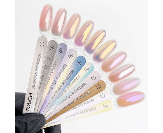 Зображення 2 Втірка для нігтів Touch Aurora Powder 11, 5 г, Об'єм (мл, г): 5, Колір: 11
