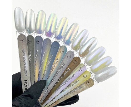 Зображення 3 Втірка для нігтів Touch Aurora Powder 11, 5 г, Об'єм (мл, г): 5, Колір: 11