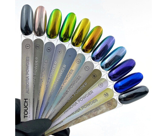 Зображення 4 Втірка для нігтів Touch Aurora Powder 11, 5 г, Об'єм (мл, г): 5, Колір: 11