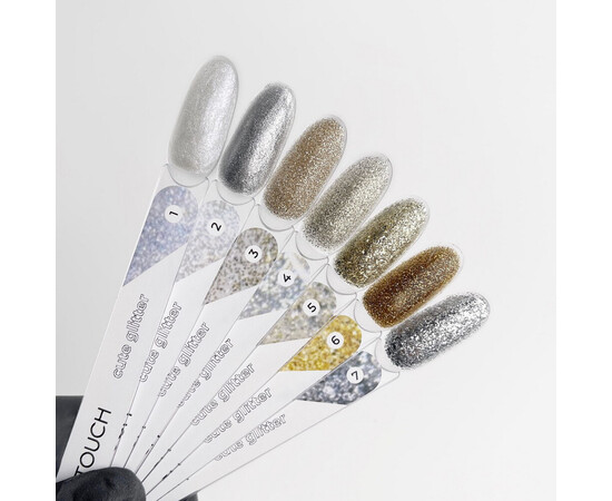 Зображення 2 Декоративний гель з блискітками Touch Cute Glitter 07, 5 мл, Об'єм (мл, г): 5, Колір: 07