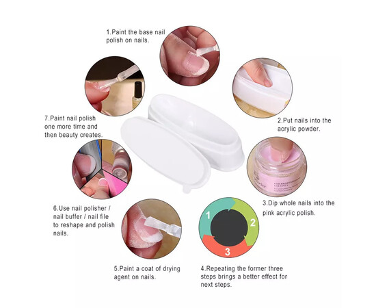 Зображення 3 Контейнер для французького манікюру, 1 шт.