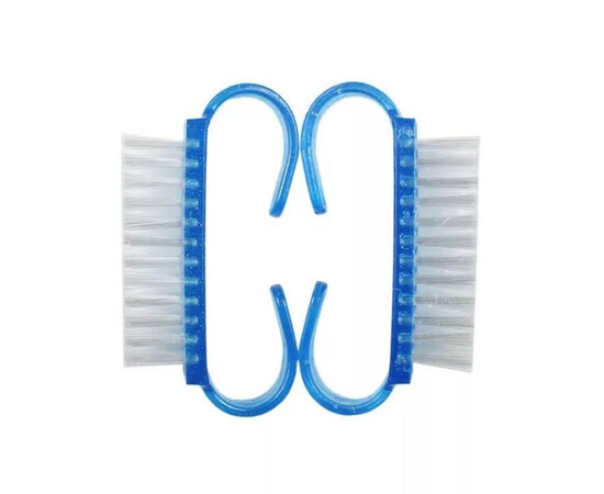 Зображення 3 Манікюрна щітка-змітка для видалення пилу з нігтів "Прасочка" Блакитний