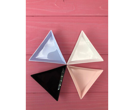 Зображення 5 Трикутний лоток для страз пластмасовий Чорний