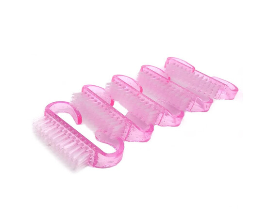 Зображення 2 Манікюрна щітка - кмітливість для видалення пилу з нігтів "Прасочка" Рожевий