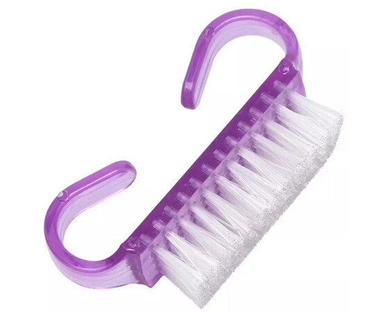 Изображение 2 Маникюрная щетка-сметка для удаления пыли с ногтей "Утюжок" Фиолетовый
