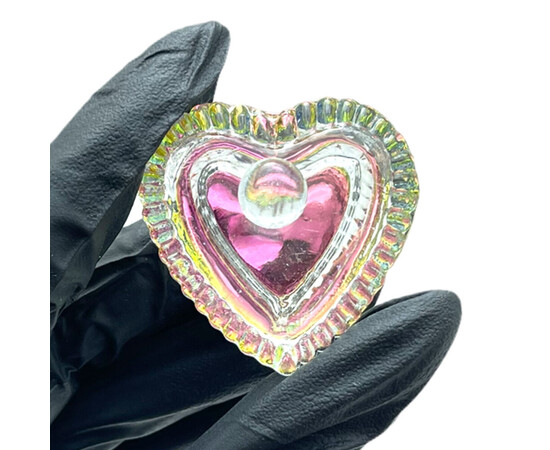 Изображение 2 Стаканчик для мономера, хны, краски стеклянный с крышкой F (сердце)