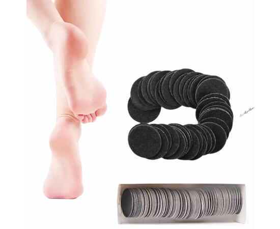 Зображення 9 Набір змінних файлів для педикюрного диска, 100шт./уп., 25мм. 240 грит