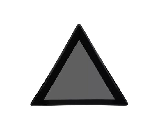 Зображення 4 Трикутний лоток для страз пластмасовий Чорний