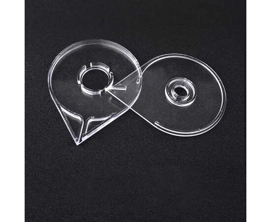 Зображення 2 Тримач пластиковий для гнучкої стрічки, прозорий.