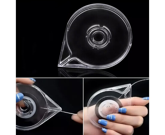 Зображення 3 Тримач пластиковий для гнучкої стрічки, прозорий.