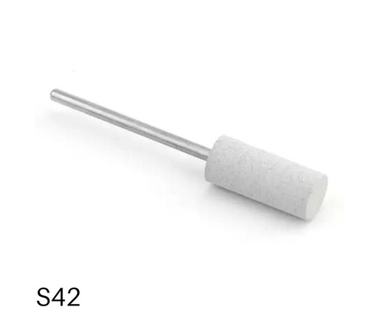 Изображение 2 Фреза силиконовая цилиндр S42 120 грит серая 8/19 мм