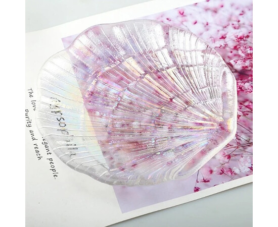 Зображення 5 Скляна підставка "Мушля" для клею, для змішування фарб, Хамелеон