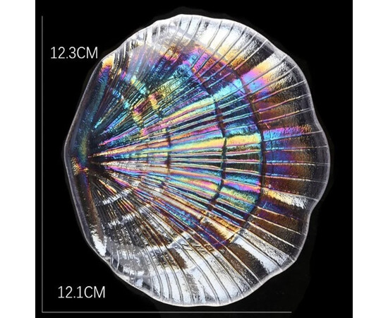 Зображення 2 Скляна підставка "Мушля" для клею, для змішування фарб, Хамелеон