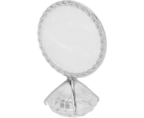 Зображення 7 Палітра-кільце на палець для змішування фарб / підставка під кисті, діамант Срібло