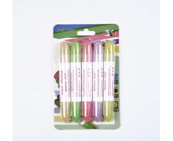 Зображення 7 Набір з 5 шт. - олівець / коректор Removal Pen для видалення лаку з нігтів (+ 3 змінні насадки)