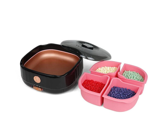 Зображення 3 Баночний воскоплав SM-5001A для депіляції на 600 мл. (з перемикачем потужності зі 100 на 200 Вт.) Чорний