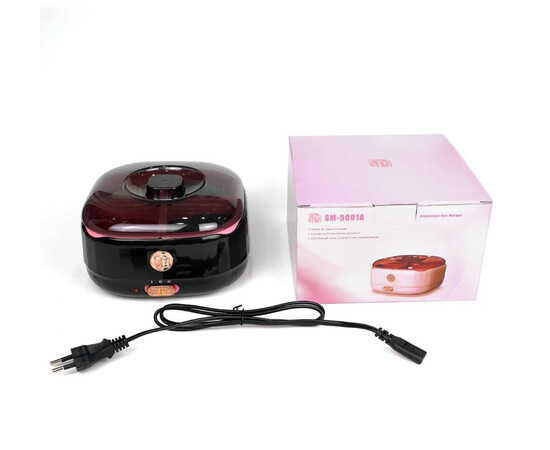 Зображення 7 Баночний воскоплав SM-5001A для депіляції на 600 мл. (з перемикачем потужності зі 100 на 200 Вт.) Чорний