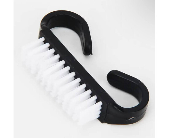 Зображення 2 Манікюрна щітка-змітка для видалення пилу з нігтів "Прасочка" Чорний