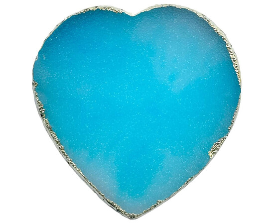 Зображення 2 Палітра у формі серця для змішування фарб, гелів, гель лаків та інших матеріалів (8,5х9см.), 385