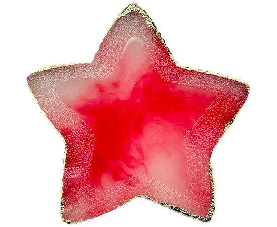 Зображення 2 Палітра у формі зірки для змішування фарб, гелів, гель лаків та інших матеріалів (10х10см.), 383