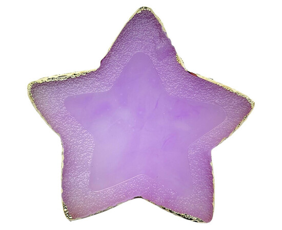 Изображение 2 Палитра в форме звезды для смешивания красок, гелей, гель лаков и других материалов (10х10см.), 383 Фиолетовый