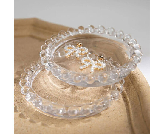 Зображення 6 Кругла прозора палітра для змішування фарб, гелів, гель лаків та інших матеріалів (9см.),355