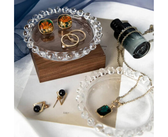 Зображення 2 Кругла прозора палітра для змішування фарб, гелів, гель лаків та інших матеріалів (9см.),355