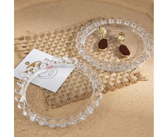 Зображення 7 Кругла прозора палітра для змішування фарб, гелів, гель лаків та інших матеріалів (9см.),355