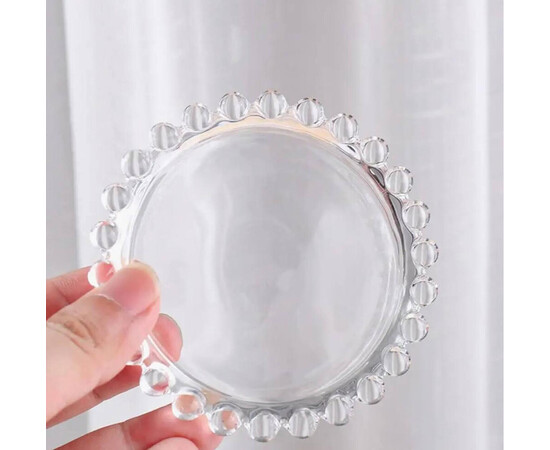 Зображення 9 Кругла прозора палітра для змішування фарб, гелів, гель лаків та інших матеріалів (9см.),355