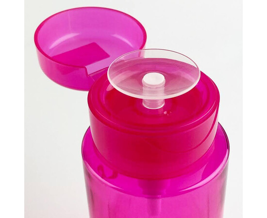 Зображення 3 Пластиковий флакон з помпою – дозатором Zola (рожева) для рідини, 180 мл.