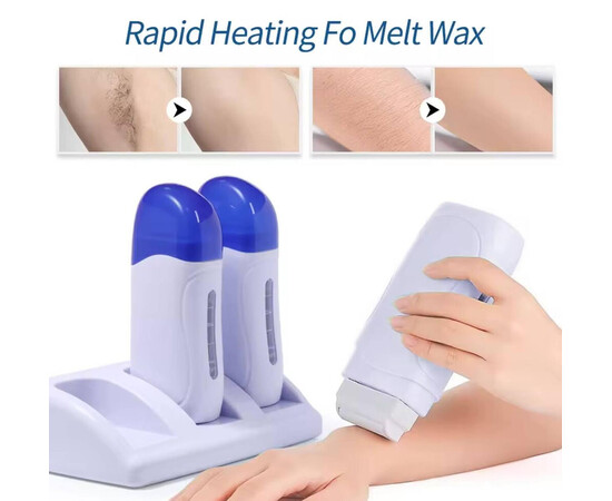 Зображення 8 Потрійний касетний воскоплав SM-67 із базою для депіляції