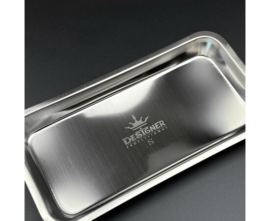 Зображення 2 Лоток металевий плоский (22,7х11,7 см) Дизайнер для зберігання інструментів та декору S-size