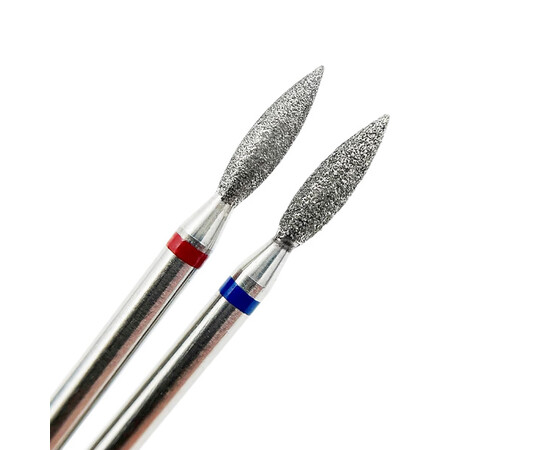 Зображення 4 Фреза алмазна Touch 025 H02509D-F полум'я гостре червоне 2.5/9 мм