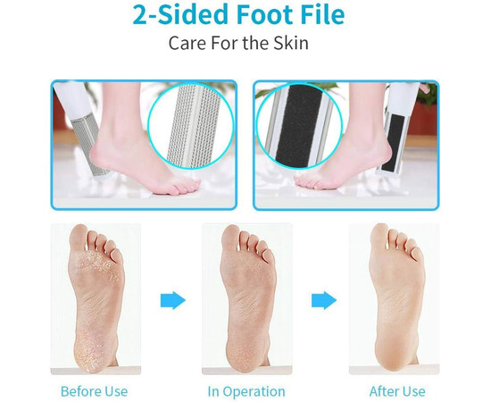 Зображення 7 Набір інструментів для педикюру (Верстат, терка, триммер, кусачки + 10 лез) DX №4