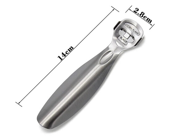 Зображення 5 Педикюрна бритва (верстат металевий) для обробки п'ят, видалення мозолів та натоптишів + лезо №13