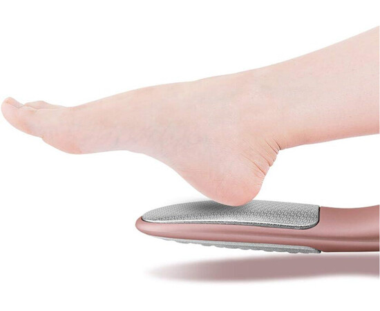 Зображення 8 Лазерна пилка для ніг, терка для п'ят та педикюру двостороння на підставці Бронза (191)