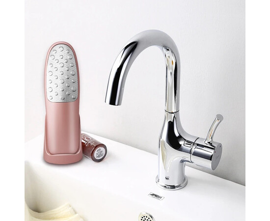 Зображення 7 Лазерна пилка для ніг, терка для п'ят та педикюру двостороння на підставці Бронза (191)