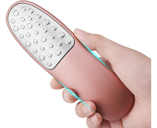 Зображення 9 Лазерна пилка для ніг, терка для п'ят та педикюру двостороння на підставці Бронза (191)