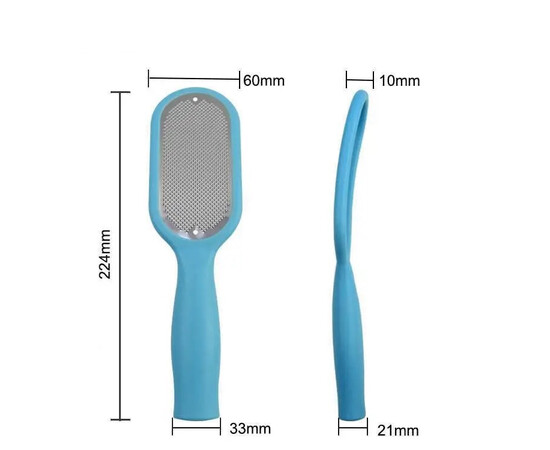 Зображення 4 Терка для ніг металева (пемза, пилка педикюрна) 184 Блакитний