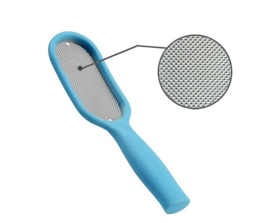 Зображення 3 Терка для ніг металева (пемза, пилка педикюрна) 184 Блакитний