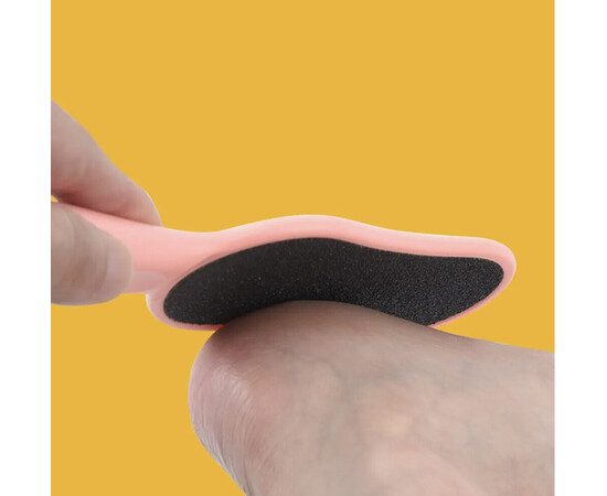 Зображення 4 Терка двостороння з ручкою для ніг, видалення мозолів та огрубілої шкіри (пилка, пемза педикюрна) - 178