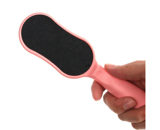 Зображення 3 Терка двостороння з ручкою для ніг, видалення мозолів та огрубілої шкіри (пилка, пемза педикюрна) - 178