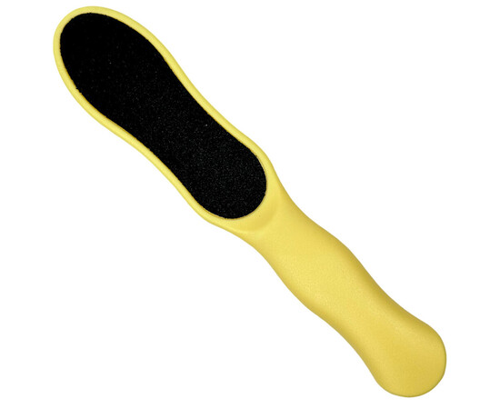 Зображення 2 Пилка для педикюру двостороння, видалення мозолів та обробки стоп (Терка, пемза для ніг) - 183 Жовтий