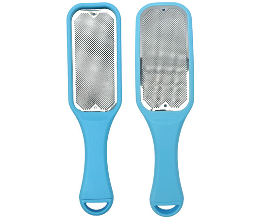 Зображення 2 Терка з ручкою для ніг, видалення мозолів та огрубілої шкіри (пилка, педикюрна пемза) - 185 Блакитний